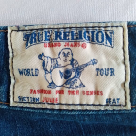 True Religion Julie Low rise straight leg dark wash Jeans Size 29 - Picture 4 of 10
